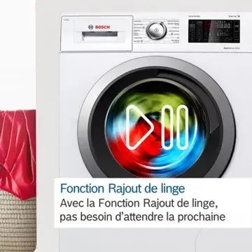 Lave linge hublot 							BOSCH				WAN2828SFR Serenity Série 4 GUERIN ELECTROMENAGER