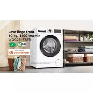 Lave linge hublot 							BOSCH				WGG254FSFR Serenity GUERIN ELECTROMENAGER