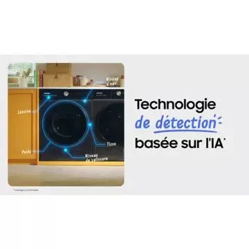 Lave linge hublot 							SAMSUNG 				WW11DG5B25AB Bespoke AI GUERIN ELECTROMENAGER