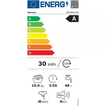 Lave linge hublot 							SIEMENS				WG54B2A2FR GUERIN ELECTROMENAGER