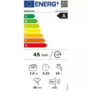 Lave linge hublot 							WHIRLPOOL				FFB7469BVFR GUERIN ELECTROMENAGER