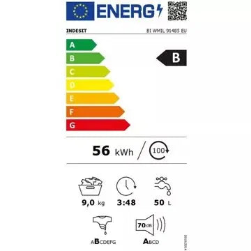 Lave linge hublot  encastrable 							INDESIT				BIWMIL91485EU GUERIN ELECTROMENAGER