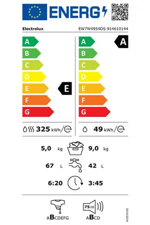 Lave-linge séchant ELECTROLUX EW7W4954DS Electrolux