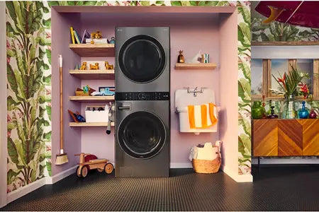 Lave-linge séchant LG F761TOWERB WASHTOWER Lg