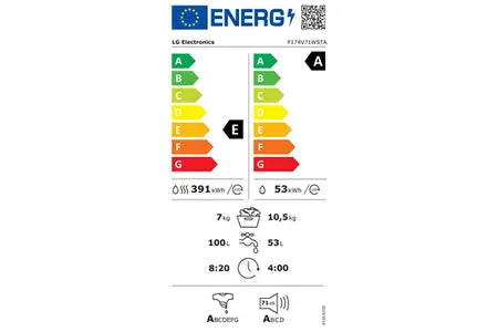 Lave-linge séchant Lg F174V71WSTA Lg