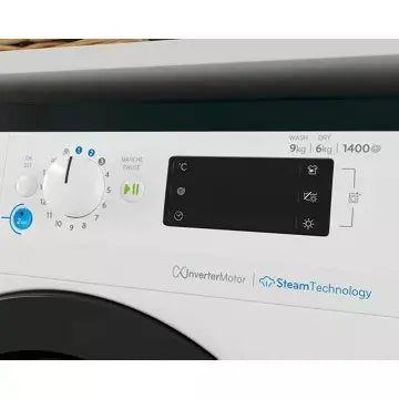 Lave linge séchant hublot 							INDESIT				BDE96435WKVFR GUERIN ELECTROMENAGER