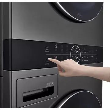 Lave linge séchant hublot 							LG				F761TOWERB Washtower GUERIN ELECTROMENAGER