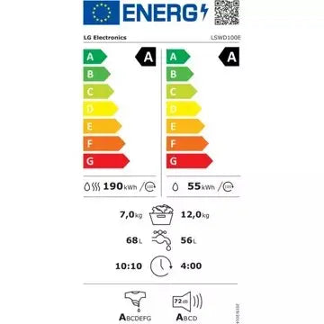 Lave linge séchant hublot 							LG				LSWD100E SIGNATURE GUERIN ELECTROMENAGER
