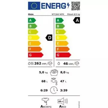 Lave linge séchant hublot 							MIELE				WTI 360 WPM GUERIN ELECTROMENAGER