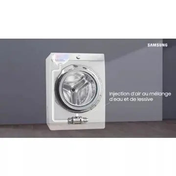 Lave linge séchant hublot 							SAMSUNG 				WD80T554DBX GUERIN ELECTROMENAGER