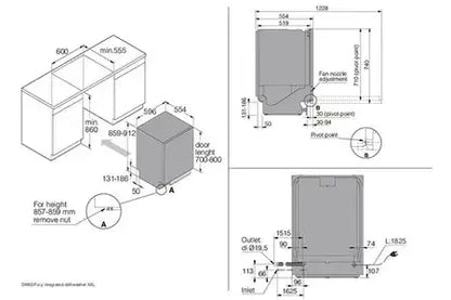 Lave-vaisselle Asko DFI777UXXL ENCASTRABLE 60 CM Asko