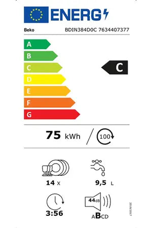 Lave-vaisselle Beko BDIN384D0C 60CM Beko