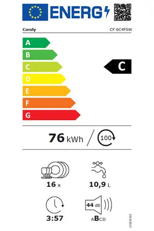 Lave-vaisselle Candy CF6C4F0W Candy
