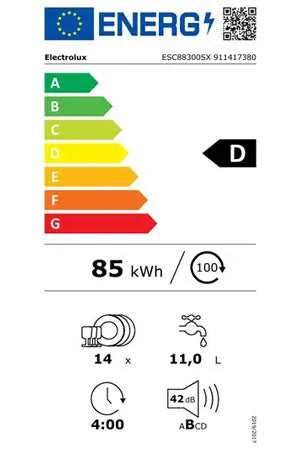 Lave-vaisselle Electrolux ESC88300SX - encastrable 60 cm Electrolux