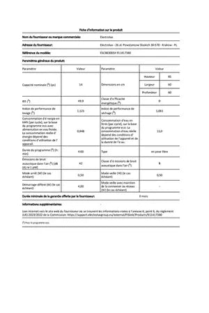 Lave-vaisselle Electrolux ESC88300SX - encastrable 60 cm Electrolux