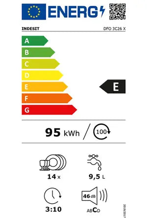 Lave-vaisselle Indesit DFO3C26X Indesit