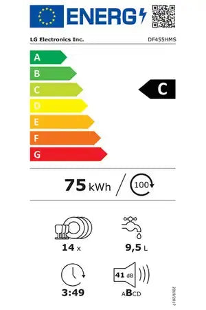 Lave-vaisselle Lg DF455HMS Lg