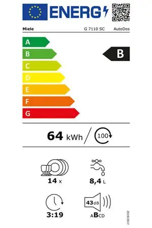 Lave-vaisselle Miele G7110SC Miele