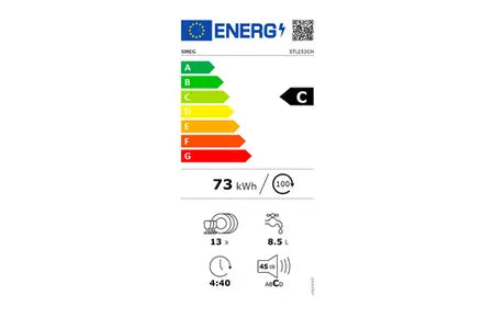 Lave-vaisselle Smeg STL252CH - encastrable 60 cm Smeg