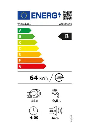 Lave-vaisselle Whirlpool W8IHT58TS Whirlpool
