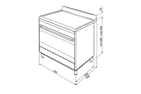 Piano de cuisson Smeg BG91CTN2 Smeg