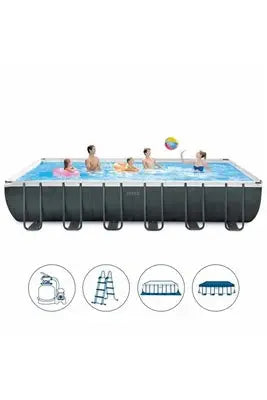 Piscine 26364 hors-sol Intex rectangulaire Ultra Xtr Frame 732x366x132cm Intex