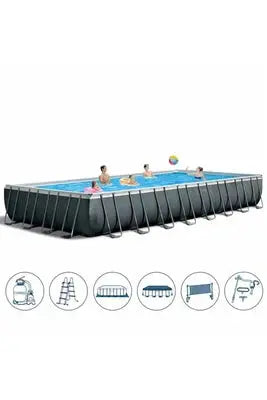 Piscine hors sol Intex 26378 ex 26376 rectangulaire Ultra Xtr Frame volley-ball 975x488x132 Intex