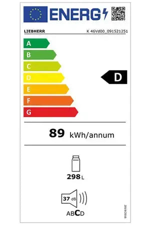 Réfrigérateur 1 porte Liebherr K 46VD00 Liebherr