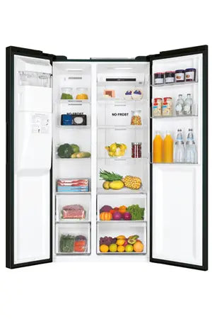 Refrigerateur americain Haier HSR3918FIPB Noir Haier