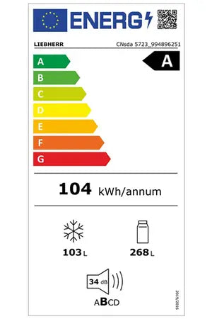 Réfrigérateur congélateur en bas Liebherr CNSDA 5723 Liebherr
