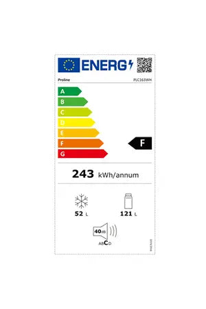 Refrigerateur congelateur en bas Proline PLC163WH Proline