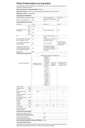 Réfrigérateur congélateur en bas Samsung RB34C600EWW Samsung