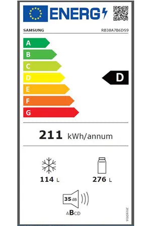 Refrigerateur congelateur en bas Samsung RB38A7B6DS9 BESPOKE Samsung