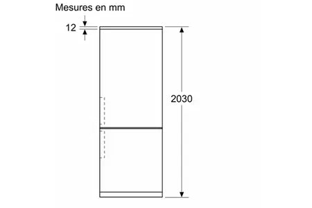 Réfrigérateur congélateur en bas Siemens KG39N2IDF HYPERFRESH Siemens