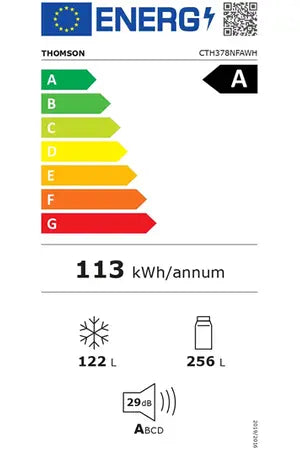 Réfrigérateur congélateur en bas Thomson CTH378NFAWH Thomson