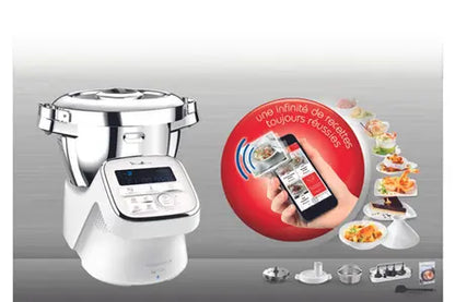 Robot Cuiseur Moulinex I-Companion Xl Connecte 7 Accessoires Dont Decoupe Legumes Yy4418fd Moulinex