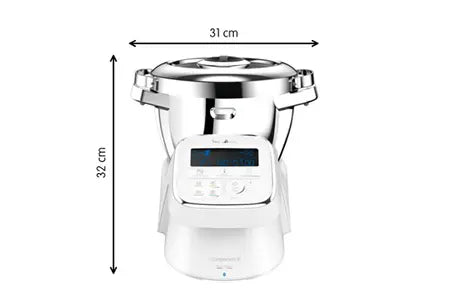 Robot Cuiseur Moulinex I-Companion Xl Connecte 7 Accessoires Dont Decoupe Legumes Yy4418fd Moulinex