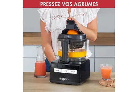 Robot Multifonction Magimix 85424f Cs 4200 Xl Noir + Presse-Agrumes Magimix