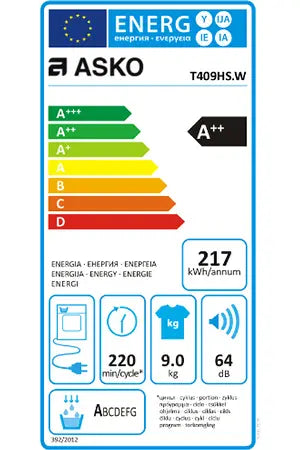 Sèche-linge Asko T 409HSW Asko