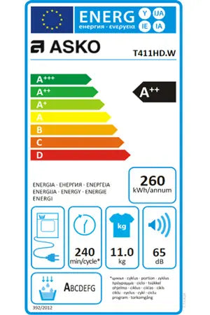 Sèche-linge Asko T411HD.W Asko