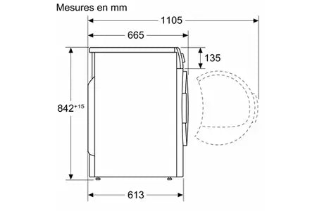 Sèche-linge BOSCH SERENITY WPG2312SFR Bosch