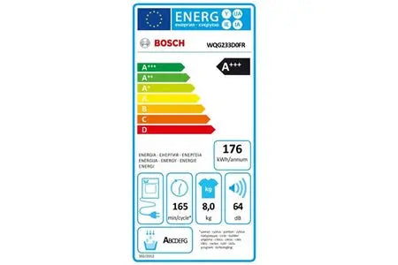 Sèche-linge Bosch Serie 6 WQG233D0FR Bosch