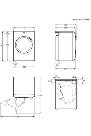 Sèche-linge Electrolux EW6C4735SC Electrolux