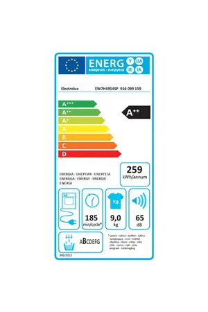 Sèche-linge Electrolux EW7H4954SP Electrolux