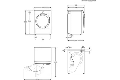 Sèche-linge Electrolux EW7H6824RB Electrolux