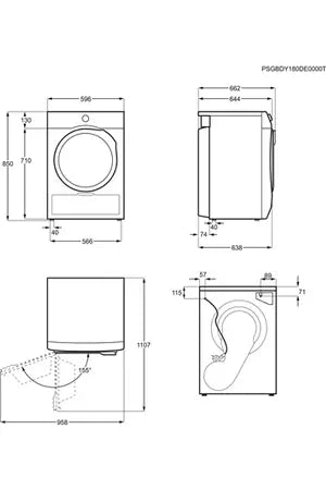 Sèche-linge Electrolux EW8H4868SP Electrolux