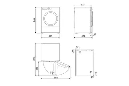 Sèche-linge SMEG DNP82SEIN SMEG