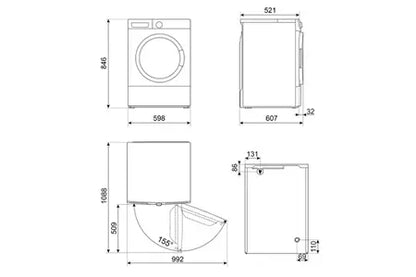 Sèche-linge SMEG DNP83SLIN SMEG