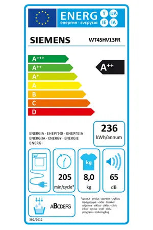 Sèche-linge Siemens WT45HV13FR Siemens