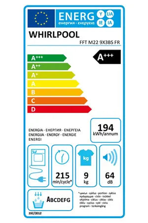 Sèche-linge Whirlpool FFTM229X3BSFR Whirlpool